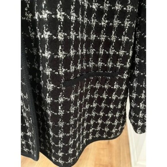EUC Vintage Houndstooth Blazer By Christopher & Banks - Picture 5 of 8
